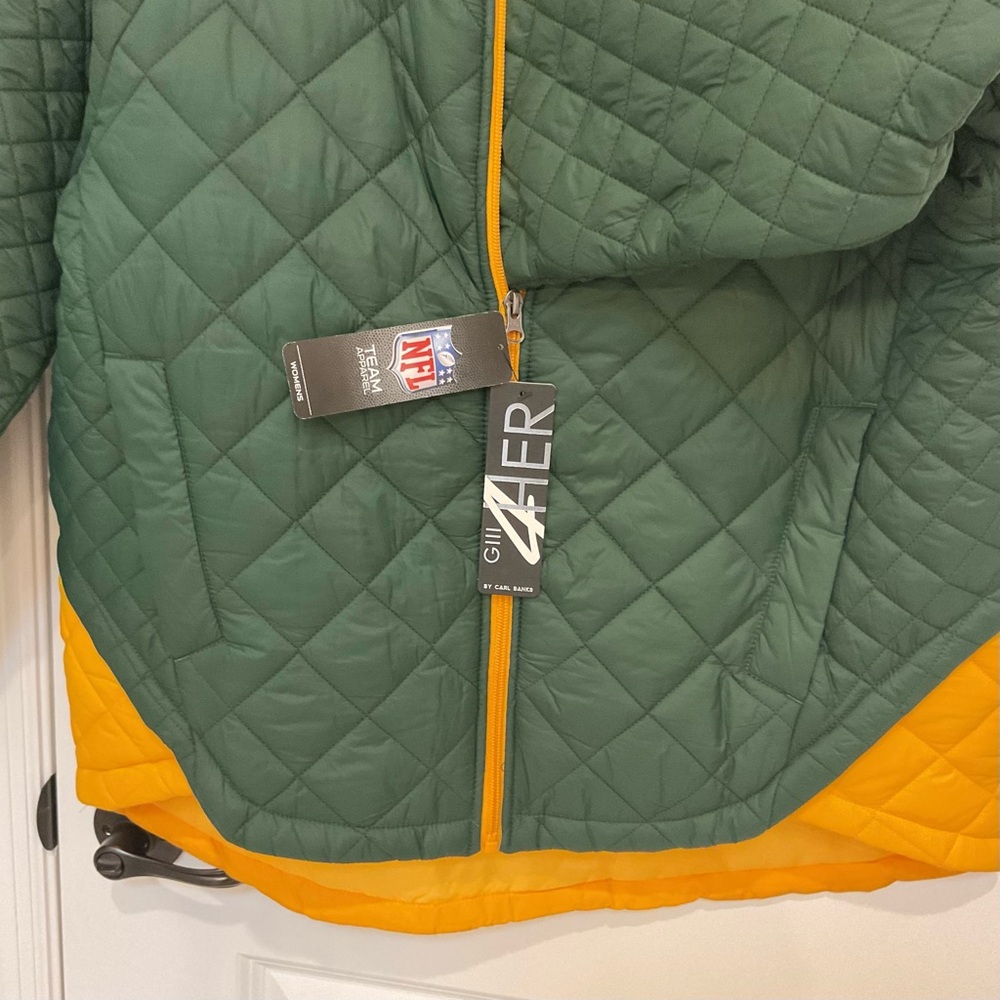 NFL GIII 4-Her Packers Quilted Jacket Size L, NWT - Picture 7 of 7